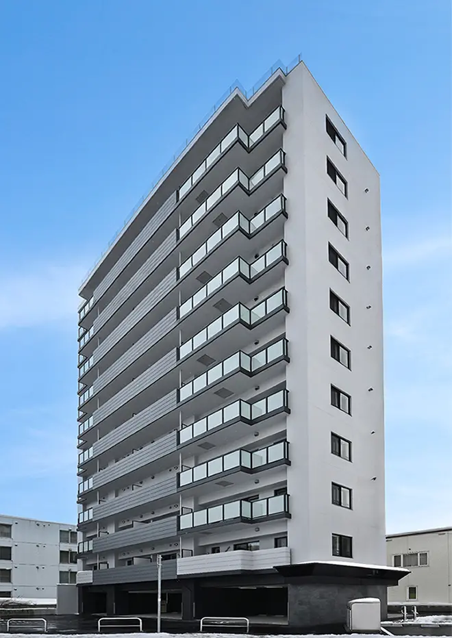 ウエリスアーバン円山の外観を写した写真